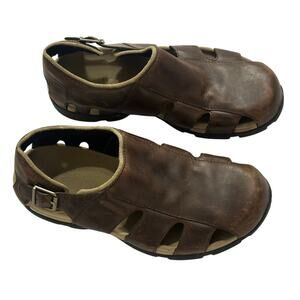 Teva Men's size 11 Brown Leather Fisherman Sandals